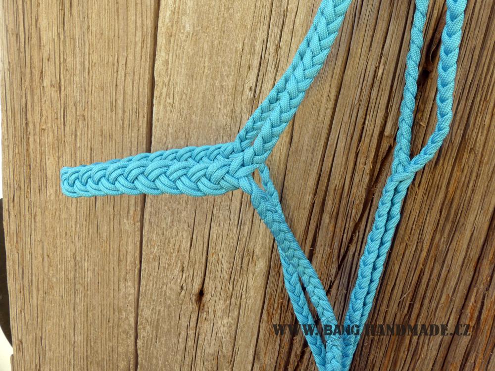 Bang Hand Made Ohlávka MULE TAPE z paracordu Horsemanship Ohlávky